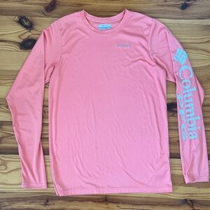 Columbia Coral Long Sleeve Performance Shirt UPF Girls XL